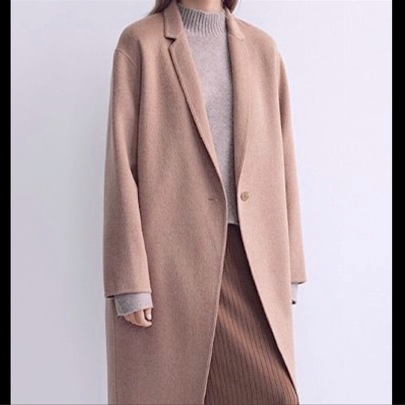 Uniqlo women double faced cocoon coat - XXS - Picture 1 of 5